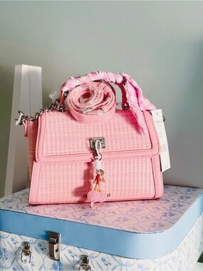 Madden Girl Ballet Pink Top Handle Crossbody Bag NWT | Cherry Charm